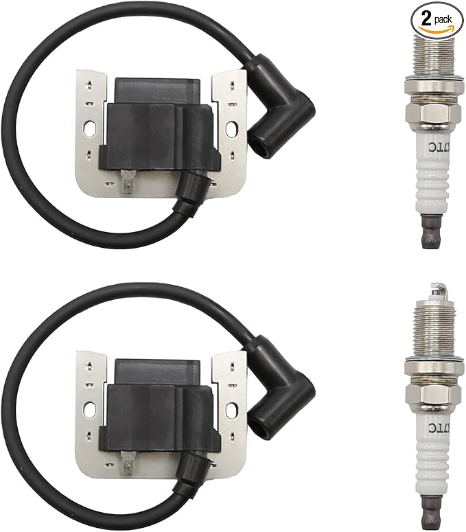 2PCS Ignition Coil with Spark Plug 24 584 45-S 24 584 01-S Replacement for Kohler CH25 CH620 CH640 CH670 CH680 SV710 SV715 SV730 sv725s Coil Lawn Mower,kohler Parts Replacement