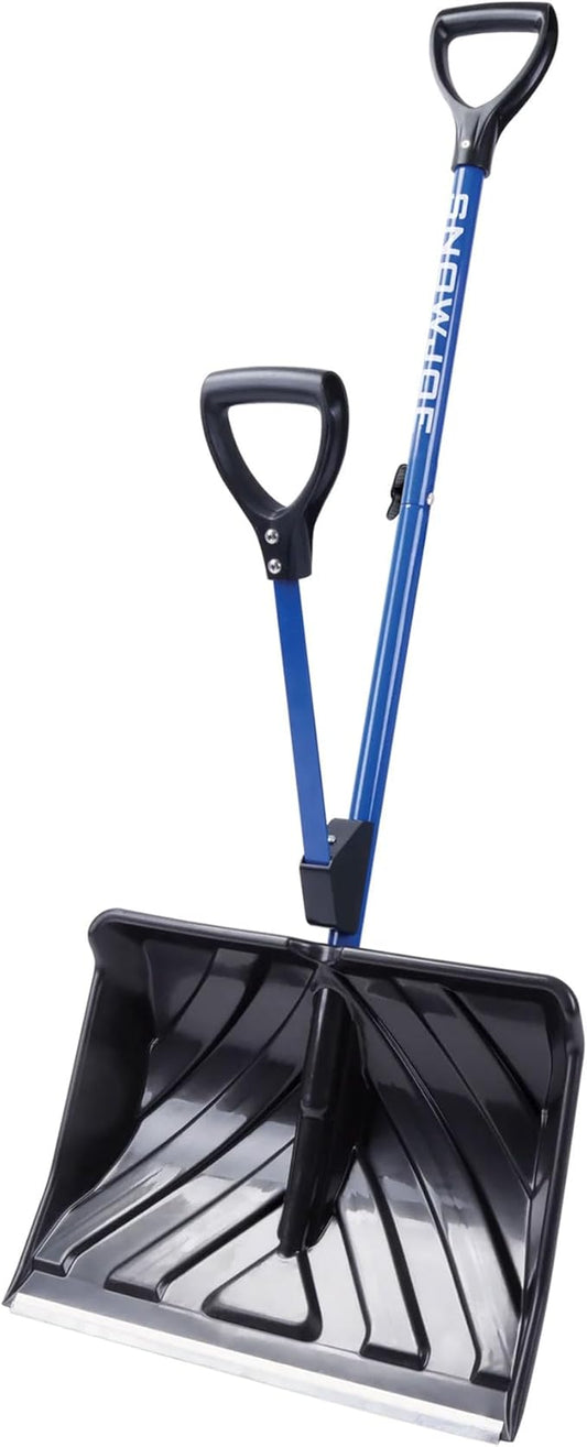 Snow Joe 20-Inch Snow Shovel with Assist Handle, Heavy Duty Shovels, Shovelution, Blue, SJ-SHLV20