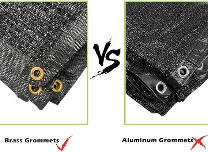 POYEE 40% 12ftx24ft Shade Cloth Garden Mesh Sun Shade Netting Sunblock Fabric with Grommets for Plants Heat Protection Patio Outdoor Greenhouse Pergola Vegetable Chicken Coop