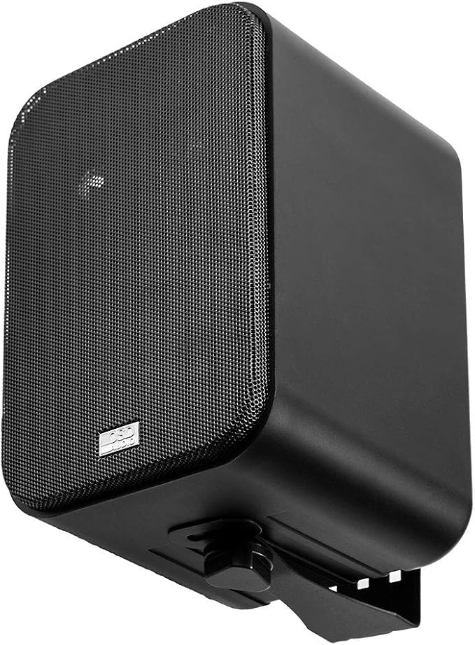 OSD Audio 4" Outdoor Patio Speaker Pair 80W, IP54 Weather Resistant, Aluminum Grilles Black AP450