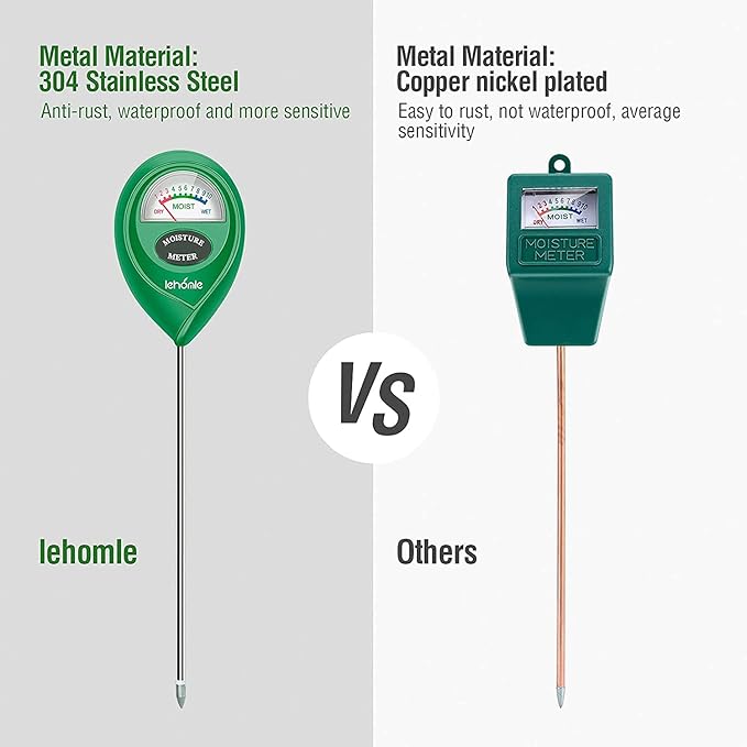 Soil Moisture Meter,Plant Water Meter,Moisture Meter for House Plants,Plant Care Tools(Green)