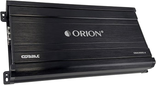 Orion Cobalt Series CBA3500 4 High Efficiency 4-Channel Class A/B Amplifier for Car Audio Stereo - 3500W High Output, 2/4 Ohm Stable, Adjustable Low/High Pass, Bass Boost, MOSFET Power Supply