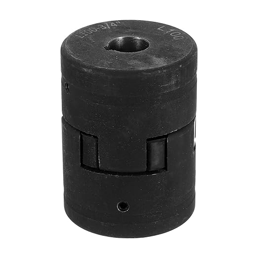 uxcell 3/4" to 1-1/4" L100 Flexible 3-Piece L-Jaw Coupling Coupler Set & Buna-N NBR Rubber Spider for Log Splitter Hybrid Equipment