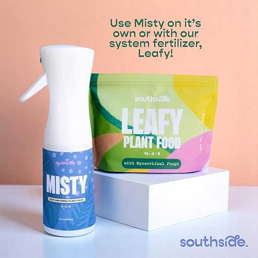 Southside Misty Fertilizer Spray - Leaf-Absorbed Plant Food - Use Year-Round - (4-2-6 NPK) Specialized Nutrition for Humidity-Loving Houseplants - 7.1 fl oz (210ml)