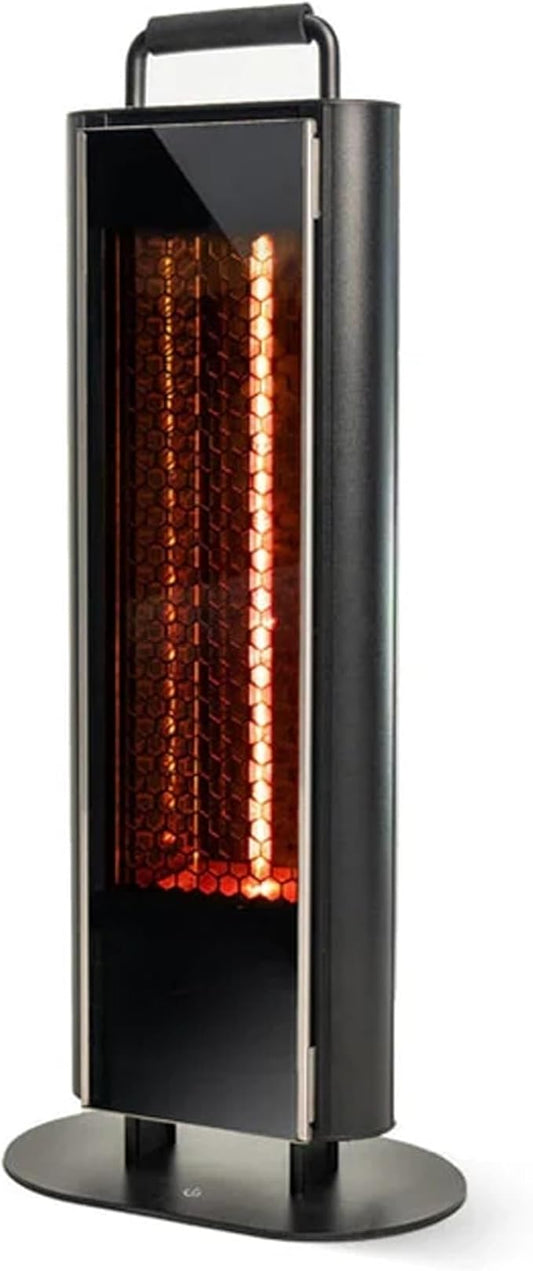 EAST OAK 1200W Under Table Electric Heater, Double-Sided Quiet Heating, IP65 Waterproof Portable Patio Heater with Handle, Tip-Over & Overheat Protection