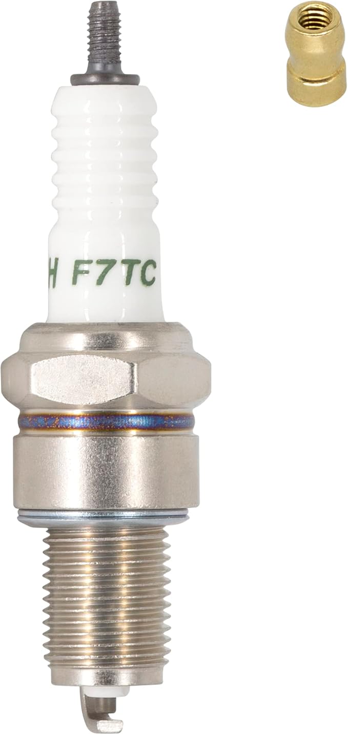 TORCH F7TC Spark Plug Replace for NGK 3785 BP7ES Spark Plug, Compatible with GX120 160 200 240 270 340 390 Generator Lawnmower Tractor Go Kart Mini Bike Polishing Machine 168F 168FA 168FB, OEM
