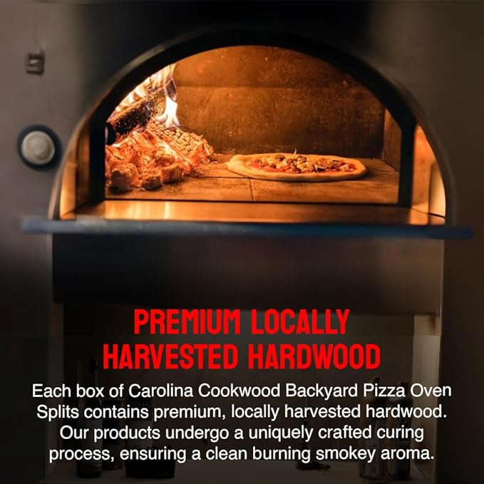 Mini Pizza Oven Wood, 6 Inch Firewood Logs, White Oak Hardwood Splits for Portable Wood-Fired Pizza Ovens, USA Made, Sustainably Milled, Approximately 12-14 lbs
