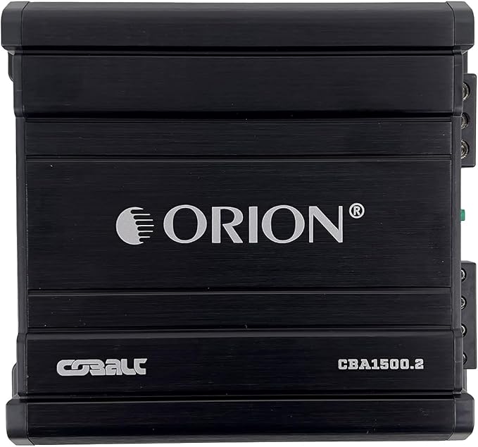 Orion Cobalt Series CBA1500.2 High Efficiency 2-Channel Class A/B Amplifier for Car Audio Stereo - 1500W High Output, 2/4 Ohm Stable, Adjustable Low/High Pass, Bass Boost, MOSFET Power Supply