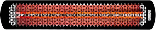 Bromic Tungsten Smart Heat 3000W Electric Patio Heater – Dual Element Infrared, 220V-240V, Black Finish – BH0420031