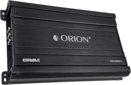 Orion Cobalt Series CBA2000.4 High Efficiency 4-Channel Class A/B Amplifier for Car Audio Stereo - 2000W High Output, 2/4 Ohm Stable, Adjustable Low/High Pass, Bass Boost, MOSFET Power Supply