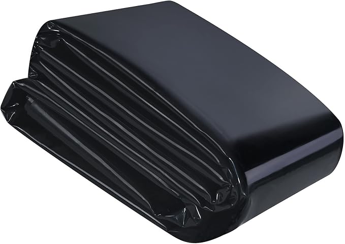 10 x 13 FT Pond Liner, 20 Mil Pond Liners for Outdoor Ponds, Black Fish Pond HDPE Liner for Koi Ponds, Streams Fountains and Garden Waterfall