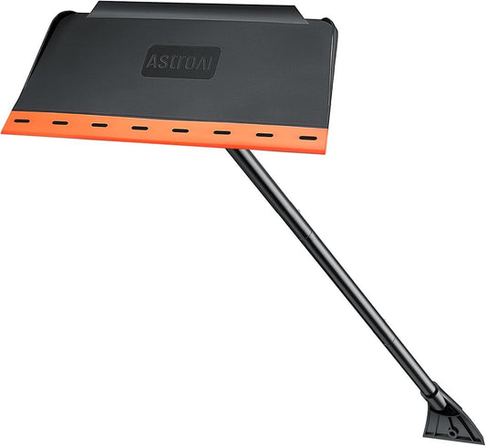 AstroAI 48Inch 2-in-1 Snow Scraper for car Snow Broom and Detachable Ice Scraper with Non-Abrasive Silicone Head for Cars, Trucks, SUVs