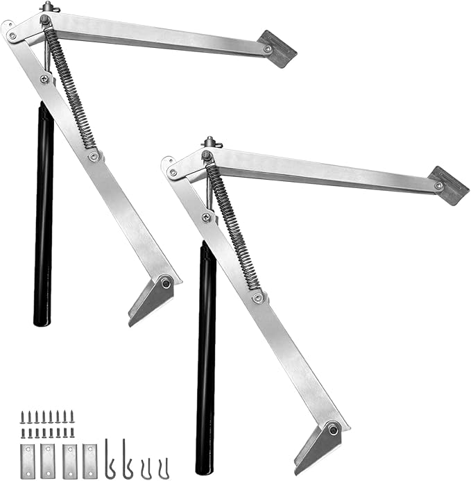 2 Pack Greenhouse Automatic Window Opener Kit - Roof Vent Auto Opener Solar Heat Sensitive Agricutural Lift Up to 15lbs Dual Spring Opener for Ventilation