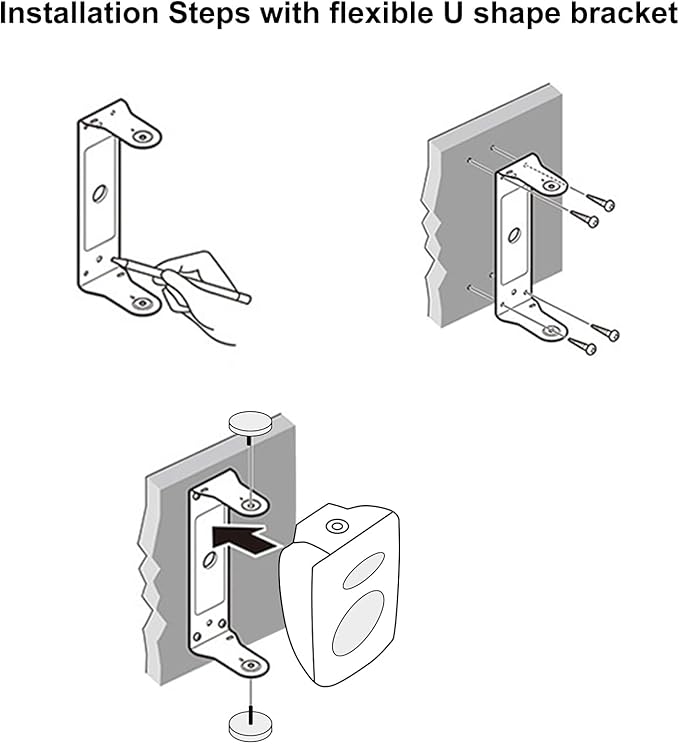 STUDIOFINIX 6.5 Inch 400W Outdoor Speakers Wired Waterproof Passive with Powerful Bass, Wall Mount Speakers for Patio Garden Poolside Home(Pair,White)