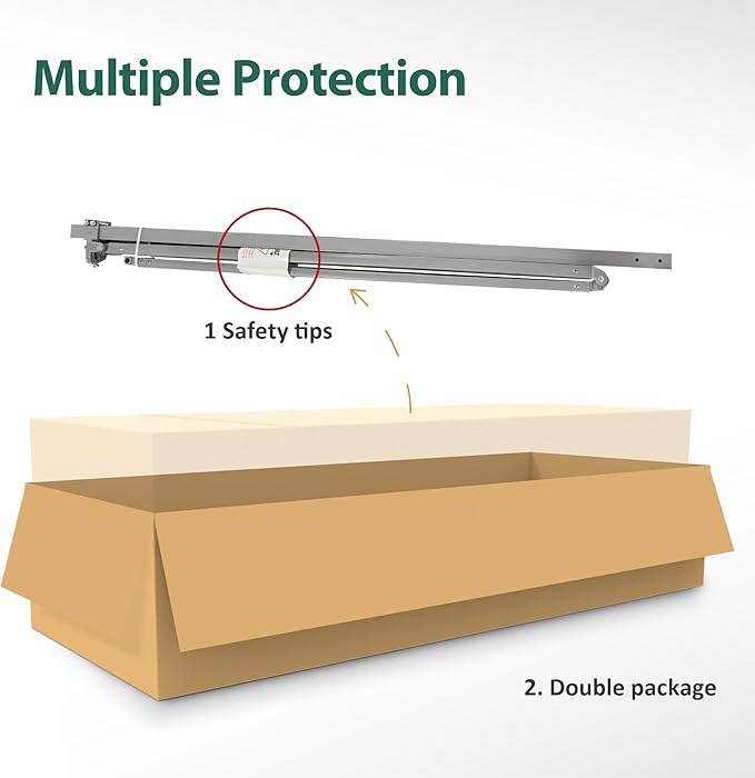 MCombo 9.9x7.8 Feet Manual Retractable Patio Door Window Awning Sunshade Shelter Outdoor Canopy, 0810 (Beige, 9.9'(L) x 7.8'(W))