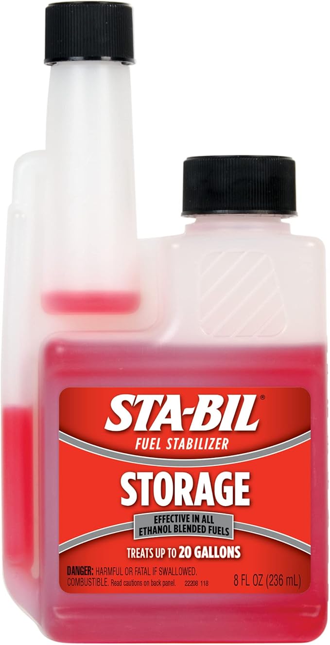 STA-BIL Storage Fuel Stabilizer | Keeps Fuel Fresh for 24 Months, Prevents Corrosion, Gasoline Treatment Additive that Protects System, Gas Stabilizer for Storage, 8 oz.