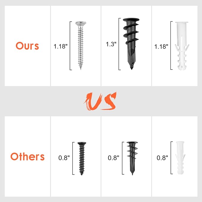 Garage Hooks Heavy Duty 14 Pack, Steel Garage Storage Hooks, Tool Hangers for Garage Wall Utility Wall Mount Garage Hooks and Hangers with Anti-slip Coating for Garden Tools, Ladders, Bulky Items