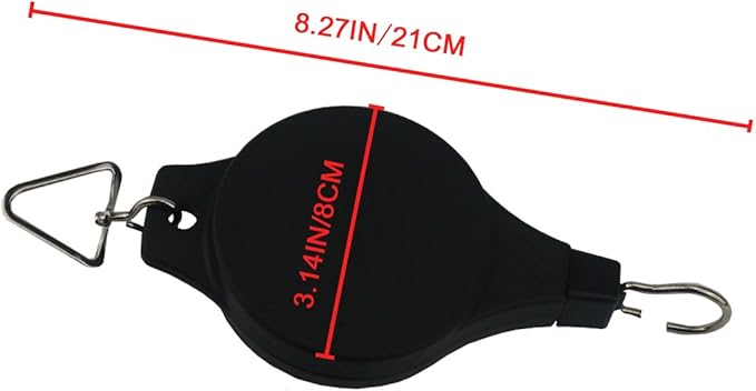 Ogrmar Plant Pulley Retractable Pulley Plant Hanger Hanging Flower Basket Hook Hanger for Garden Baskets Pots and Birds Feeder in Different Height Lower and Raise Pack of 4 (Black x4)