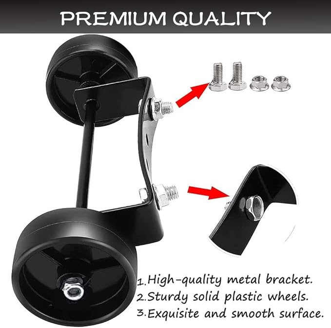Universal Patio Heater Wheel Kit-Easy to Move/Install-Gas Patio Heater Replacement Universal Movable Wheel, Patio Heater Parts Outdoor Umbrella Gas Heater Wheel