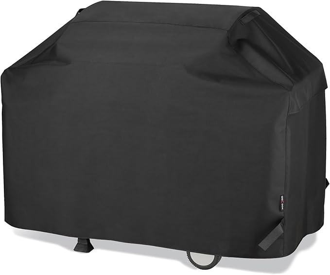 Unicook Outdoor Large Grill Cover 70 Inch, Heavy Duty Waterproof Gas Grill Cover for Outside, Fade Resistant Durable BBQ Protector, All Weather Protection for Backyard BBQs, Black