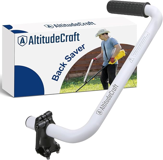 Upgraded Weed Eater Handle, String Trimmer Handle Extension, Ergonomic Back Saver Lawn Trimmer Handle Grip - Universal Weedeater Handle for Easy Yard Trimming (Patented)