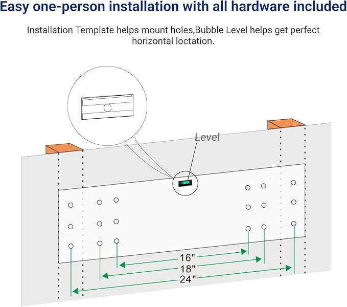 FLEXIMOUNTS 1x3ft Garage Shelving Wall-Mounted, 1-Pack Heavy-Duty Wall Shelving, Holds Up to 150 lbs, Garage Storage Rack for Organization & Storage Bins, Black