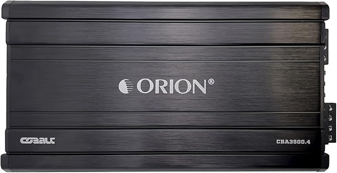 Orion Cobalt Series CBA3500 4 High Efficiency 4-Channel Class A/B Amplifier for Car Audio Stereo - 3500W High Output, 2/4 Ohm Stable, Adjustable Low/High Pass, Bass Boost, MOSFET Power Supply