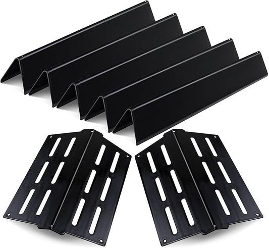17.5 inch Flavorizer Bars Gas Grill Replacement Parts for Weber Genesis 300 Series E310 E320 E330 S310 S320 S330 EP/CEP-310 EP/CEP-320 EP/CEP-330, Porcelain Steel Heat Deflector