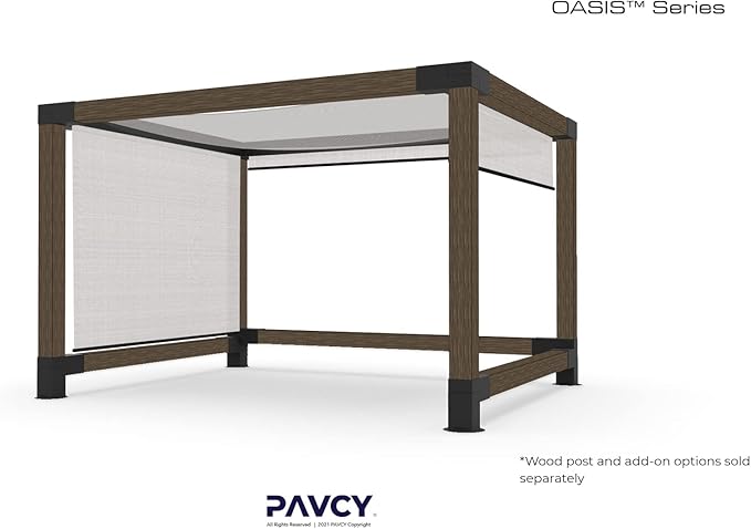 Omni-Way Pergola Brackets, GMINO Heavy-Duty 4x4 Pergola Kit for DIY Carport, Gazebo, Corner Fence - (Set of 2)