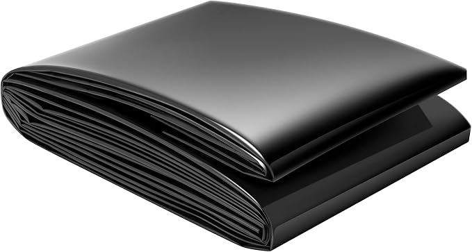 VIVOSUN 10 x 13 Feet Pond Liner, 14.5 Mil Durable LLDPE Pond Liners for Koi Ponds, Aquaculture and Water Gardens, Black