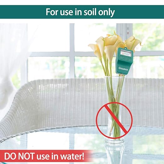 2pack Soil Moisture Meter, Hygrometer Soil Plant Water Meter, Plant Moisture Meter Indoor & Outdoor for Potted Plants, Lawns, Succulent (No Batteries Required)