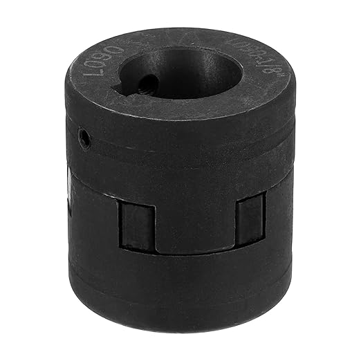uxcell 3/8" to 1-1/8" L090 Flexible 3-Piece L-Jaw Coupling Coupler Set & Buna-N NBR Rubber Spider for Log Splitter Hybrid Equipment