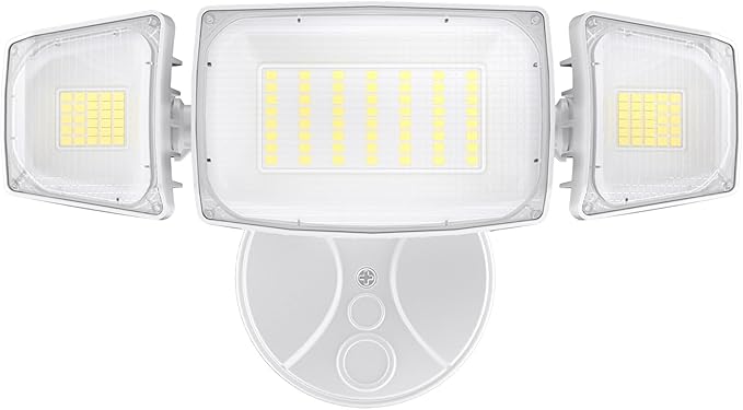 Olafus 80W Flood Lights Outdoor, Switch Controlled 8000LM LED Security Lights, IP65 Waterproof Outside Floodlights, 6500K Exterior Flood Light Fixture Wired for House Yard Porch Eave White