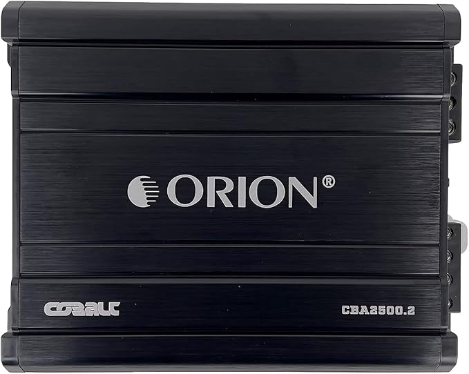 Orion Cobalt Series CBA2500.2 High Efficiency 2-Channel Class A/B Amplifier for Car Audio Stereo - 2500W High Output, 2/4 Ohm Stable, Adjustable Low/High Pass, Bass Boost, MOSFET Power Supply.