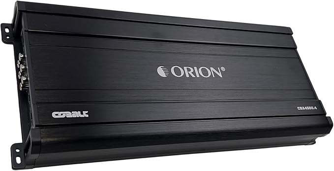 Orion Cobalt Series CBA4500.4 High Efficiency 4-Channel Class A/B Amplifier for Car Audio Stereo - 4500W High Output, 2/4 Ohm Stable, Adjustable Low/High Pass, Bass Boost, MOSFET Power Supply