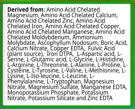 Mega Crop 1-Part Complete Base Nutrient - Hydroponic and Soil Fertilizer for Plants with Organics – Easy to Use for Max harvests