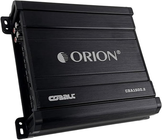 Orion Cobalt Series CBA1500.2 High Efficiency 2-Channel Class A/B Amplifier for Car Audio Stereo - 1500W High Output, 2/4 Ohm Stable, Adjustable Low/High Pass, Bass Boost, MOSFET Power Supply