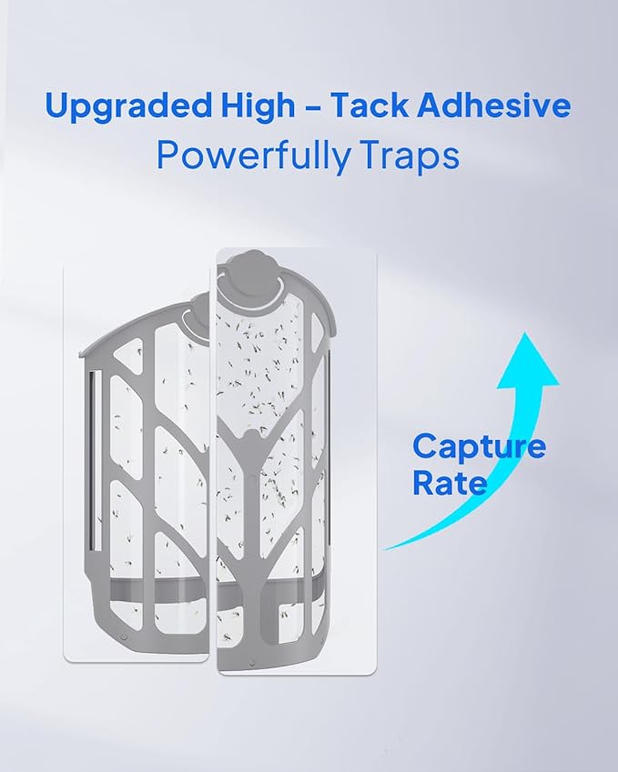16 Pack Refill Cartridges Compatible with ZEVOPlug-in Light M364, M364A & Max - Flying Insect Trap Replacement Kit for Indoor Use (16 Refill Cartridge)