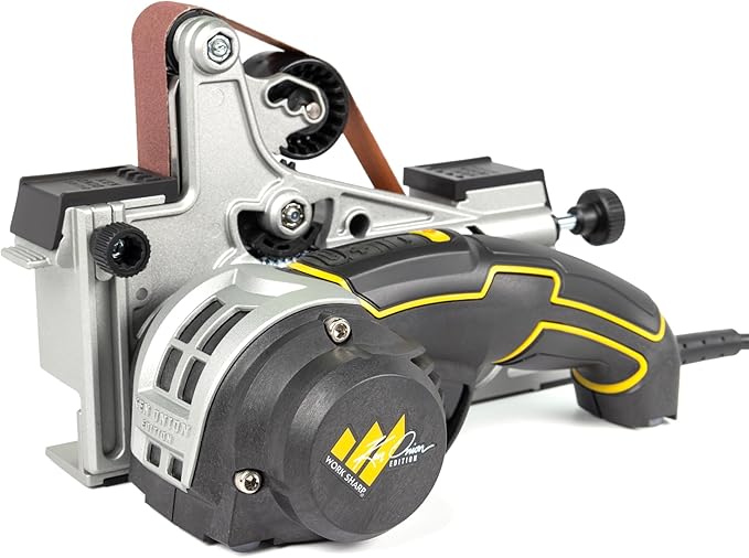 Work Sharp Ken Onion Edition Knife & Tool Sharpener Elite Mk2 - Adjustable Knife Sharpening System with Blade Grinding Attachment