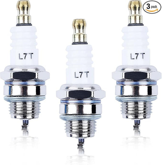 Spark Plug Replacement for NGK BPMR7A, L7T and for Champion CJ8 RCJ6Y RCJ7Y & More Types Sparkplug - Adofol Spark Plugs Fit for Stihl 017 018 MS170 MS180 MS290 MS310 MS390 029 039 Chainsaw, 3 Pack
