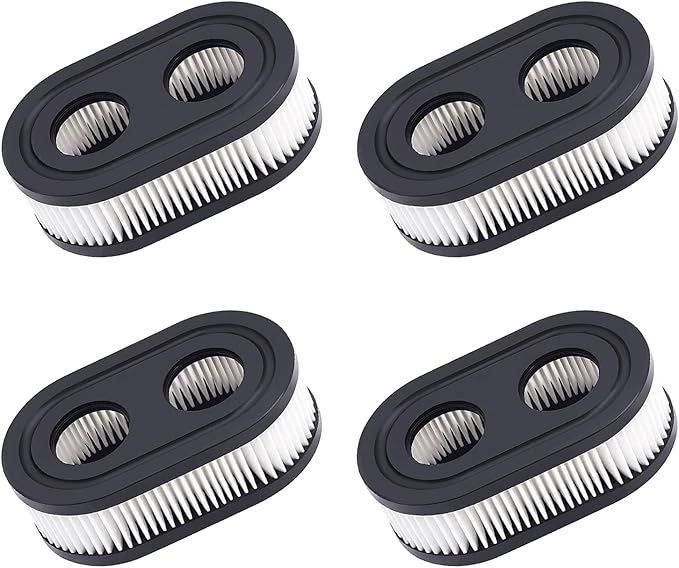 593260 Air Filter with Pre Filter and Spark Plug Fits for B&S 725EX 625EX 575EX 550EX 525EXI Engines, Air Filter Parts for Toro Recycler 22 and Troy Bilt Lawn Mower (4 Pack-1)