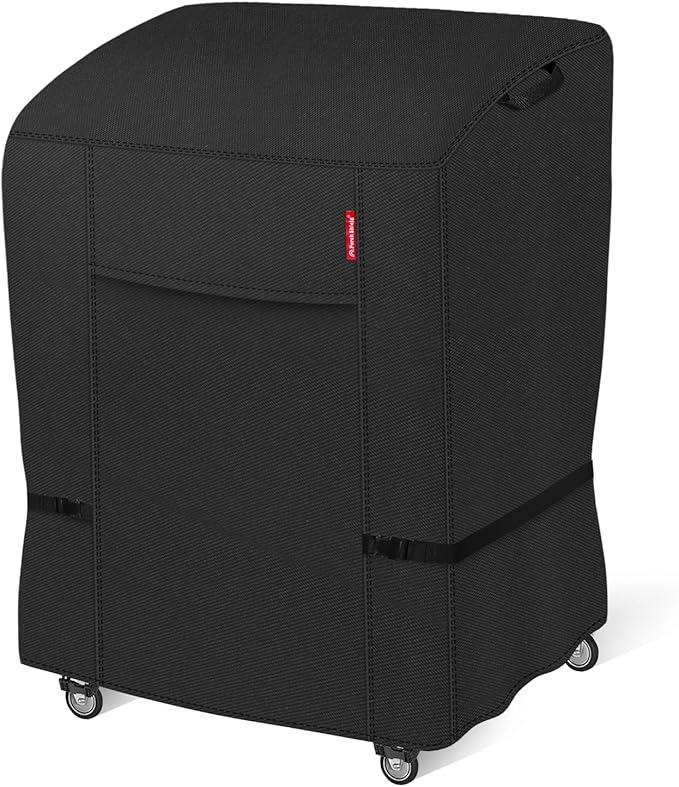 Porch Shield 34W x 24D x 46H inch Premium Gas Grill Cover Up to 32 inch, Waterproof and Fade Resistant 600D BBQ Covers for Weber, Brinkmann, Char-Broil and More, Black