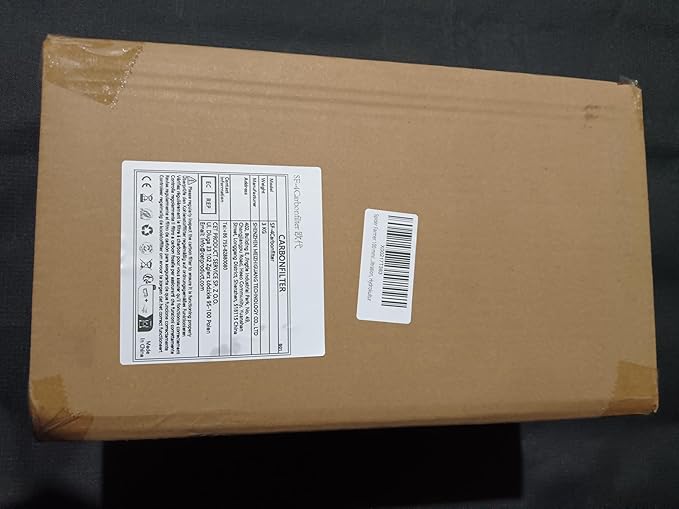 Spider Farmer 4 Inch Air Carbon Filrer Smelliness Control with Premium Australia Virgin Charcoal for Inline Duct Fan, Grow Tent Odor Control, Hydroponics, Pre-Filter Included, Reversible Flange