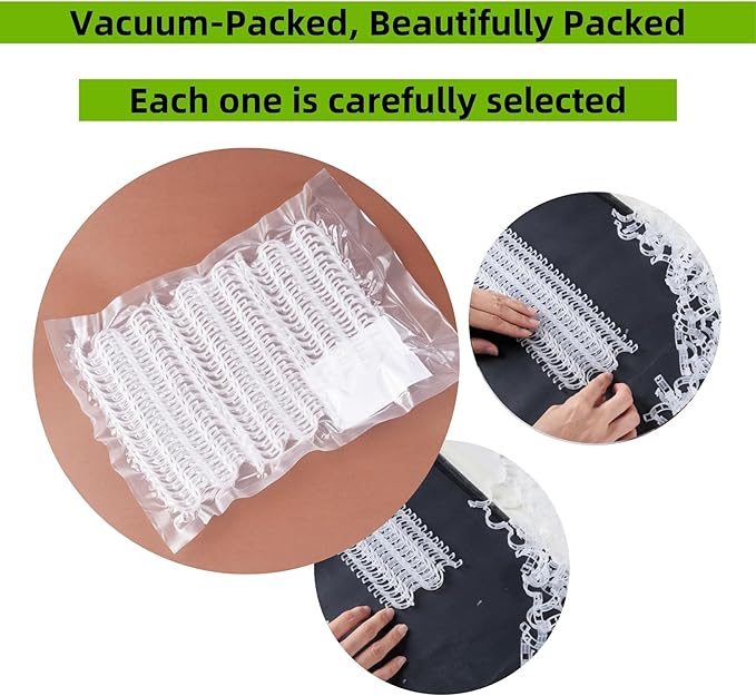 200 Pcs Plant Support Clips,Plastic Clips for Securing Plants,Tomato Vine Clips,Plant Fixing Clips,Garden Clips for Climbing Plants,Grape and Vine Vegetables (200, White)