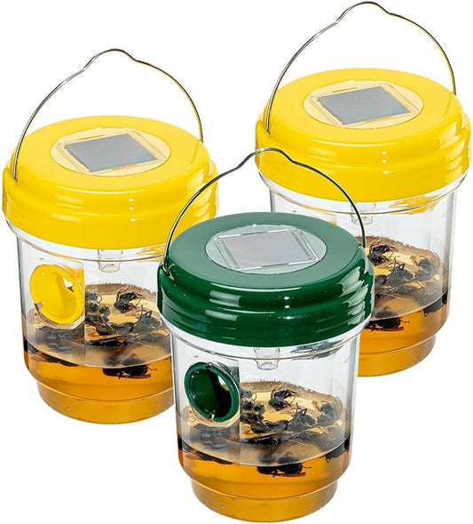 3 Pack Wasp Traps Outdoor Hanging