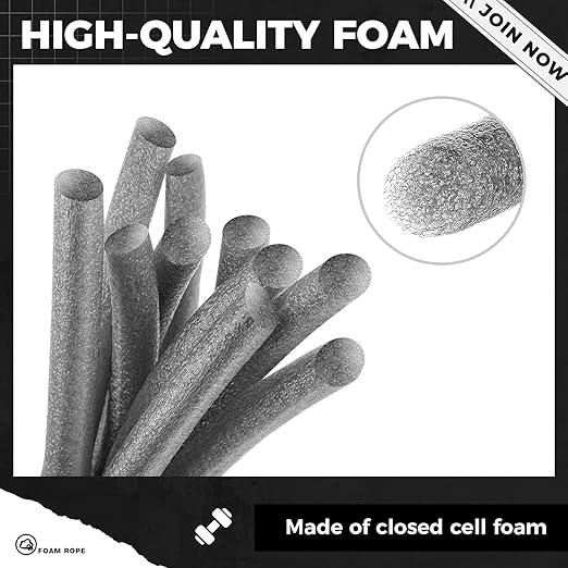 1.25 Inch x 100 ft Foam Backer Rod for Gaps Joints Concrete Crack Filler Caulk Saver Bulk Foam Backing Rod Concrete Filler Rope for Weather Stripping Door Seal(Gray)