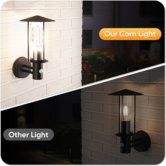 2 Pack 200W Corn LED Light Bulb Fanless,29,500LM 3000K/Warm White(2000 Watt Equivalent) E26/E39 Large Mogul Base LED Cob Lamp for Outdoor Indoor Garage Warehouse Factory Workshop Street Backyard