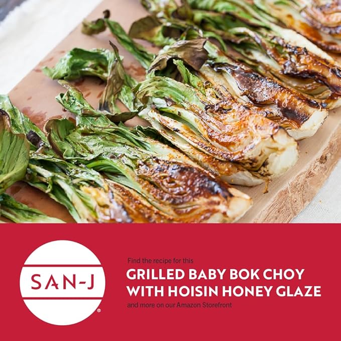 San-J - Gluten Free Hoisin Sauce - Fragrant and Tasty Cooking Sauce - Non-GMO - 10 oz. Bottles - 2 Pack