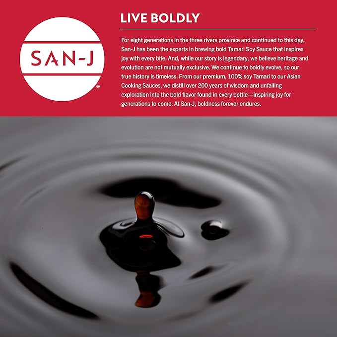 San-J - Gluten Free Hoisin Sauce - Fragrant and Tasty Cooking Sauce - Non-GMO - 10 oz. Bottles - 2 Pack