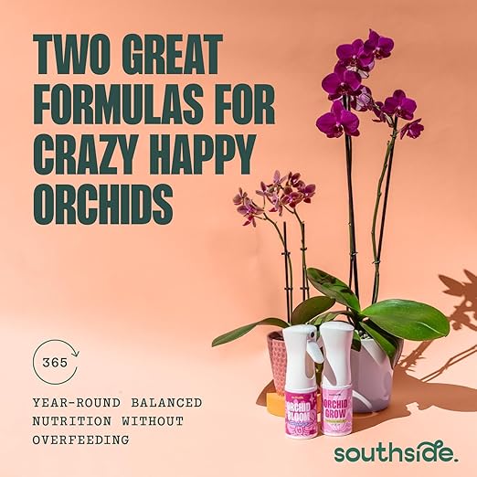 Orchid Grow Fertilizer by Southside - 7.1 oz - Bring Dormant Orchids Back to Life - Gentle Formula, Premium Continuous Spray for Easy Coverage